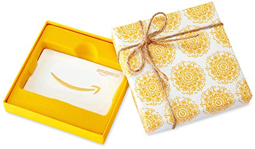 Amazon.de Geschenkkarte in Geschenkbox (Ringelblumen)