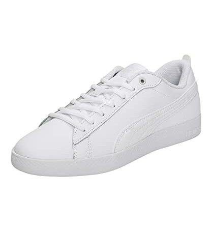 PUMA Damen Smash WNS v2 L Sneaker, White White, 40 EU