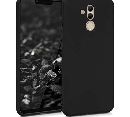 kwmobile Hülle kompatibel mit Huawei Mate 20 Lite - Hülle Silikon - Soft Handyhülle - Handy Case in Schwarz matt