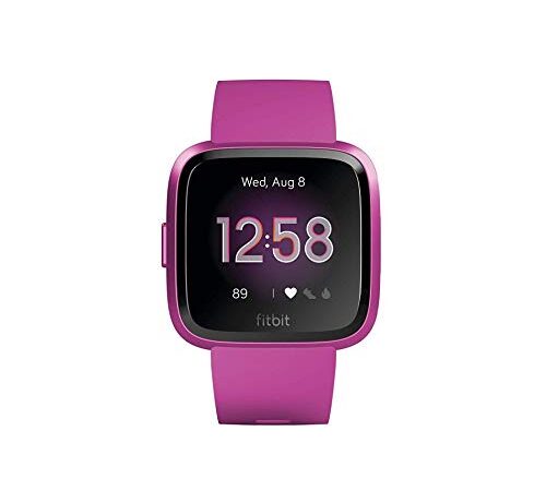 Fitbit Versa Lite Health & Fitness Smartwatch with Heart Rate, 4+ Day Battery & Water Resistance, Mulberry