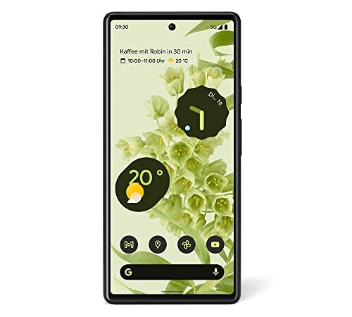 Google Pixel 6 - entsperrtes Android 5G Smartphone mit 50 Megapixel Kamera und Weitwinkelobjektiv - 128 GB - Sorta Seafoam (Generalüberholt)