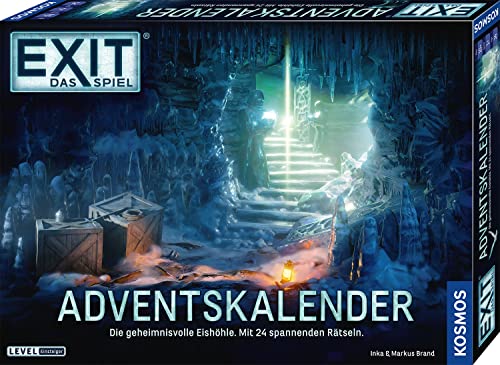 KOSMOS 693206 EXIT - Das Spiel - Adventskalender: Die geheimnisvolle Eishöhle, mit 24 spannenden Rätseln ab 10 Jahre, Escape Room Spiel vor Weihnachten, für Kinder Jugendliche und Erwachsene