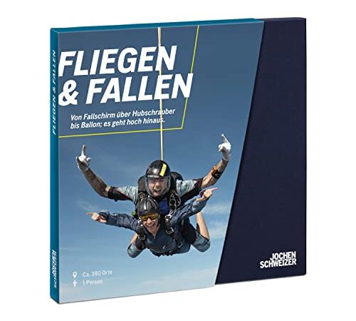 JOCHEN SCHWEIZER Geschenkbox Fliegen & Fallen, ca. 44 Erlebnisse an 300 Standorten, Erlebnis-Gutschein für 1 Person