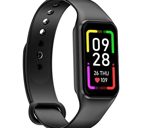 Blackview Smartwatch Herren Damen, Wasserdicht Fitnessuhr 1,47 Zoll Farbdisplay, Fitness Tracker mit Schrittzähler Schlafmonitor Herzfrequenz, Sportuhr mit 24 Sportmodi Smart Watch für Android iOS