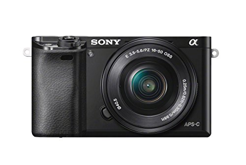 Sony Alpha 6000 Systemkamera (24 Megapixel, 7,6 cm (3") LCD-Display, Exmor APS-C Sensor, Full-HD, High Speed Hybrid AF) inkl. SEL-P1650 Objektiv schwarz
